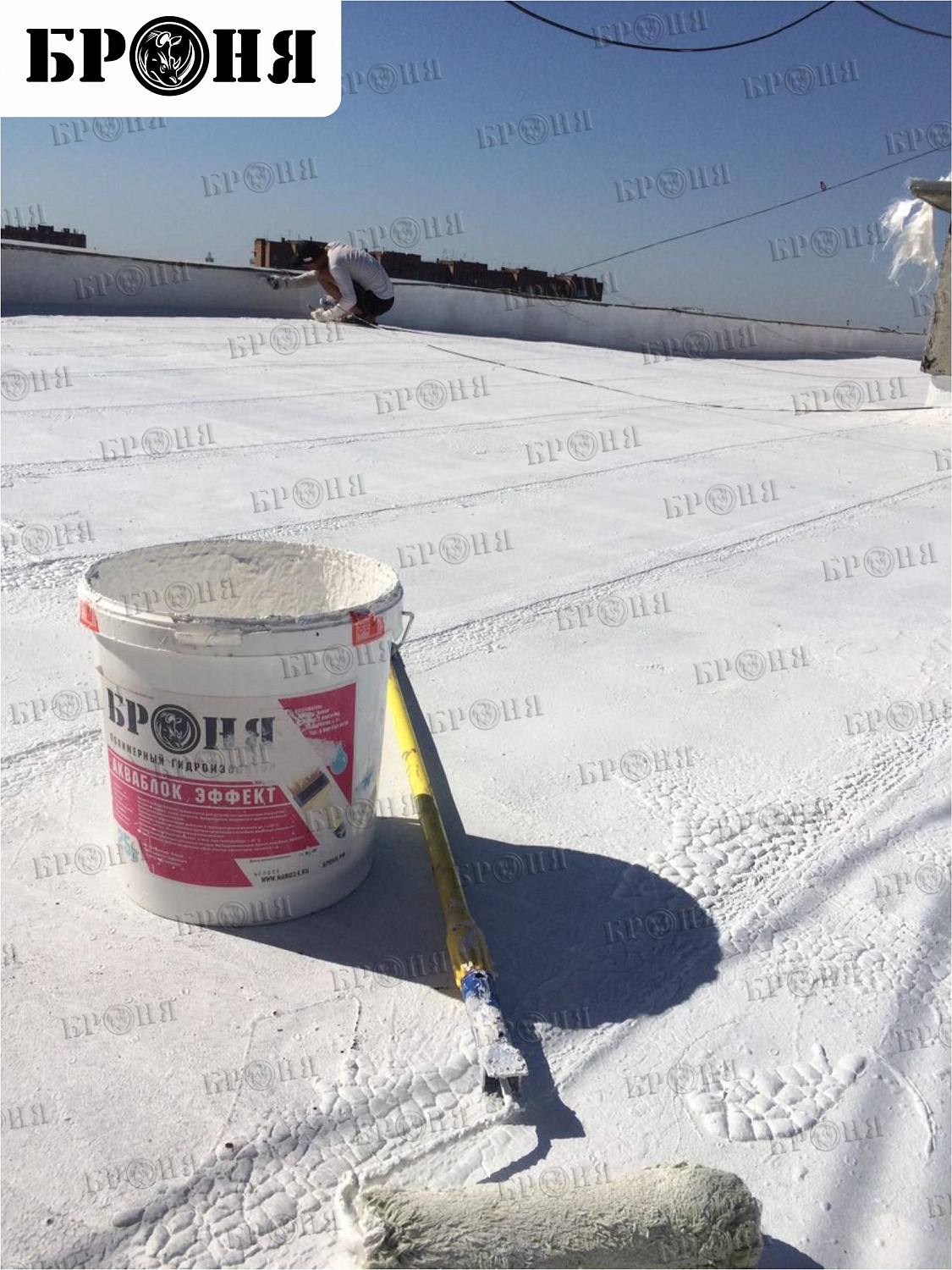 Ростов-на-Дону, броня АкваБлок ремонт кровли жилого дома