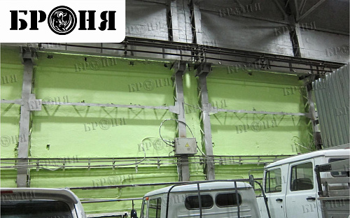 Bronya insulation on building envelope prom-industry OJSC ALROSA (Yakutia)