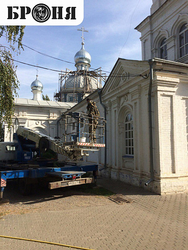 We are pleased to present you a very important and responsible object with the use of Bronya AquaBlock - the Temple of the Venerable Confessor Nikita of Midiki (Volgograd)