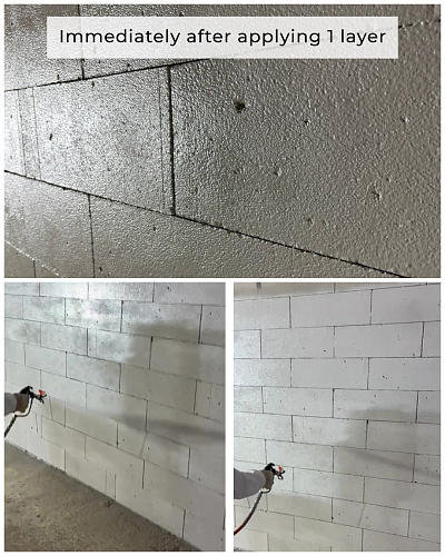 Bronya Aquablock Effect NF and Lite AirLess NF: A multifunctional and reliable solution for the walls of the GELPIK plant, Moscow (photo, video)