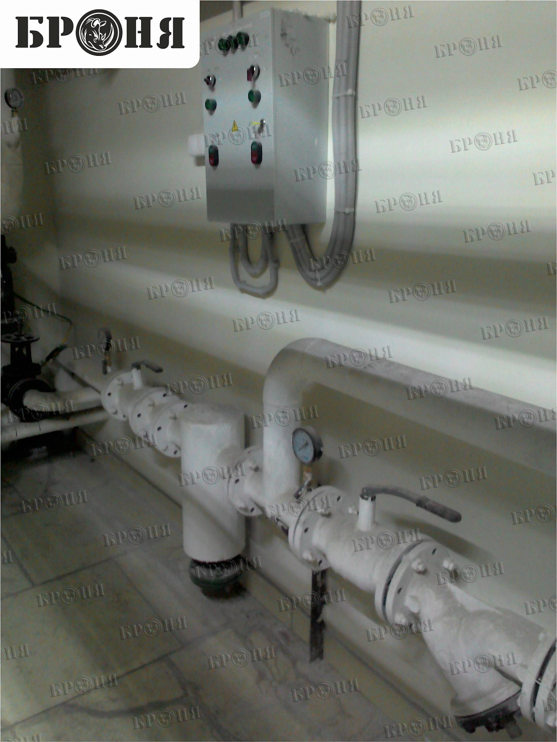 Chita, thermal insulation of heating unit pipelines