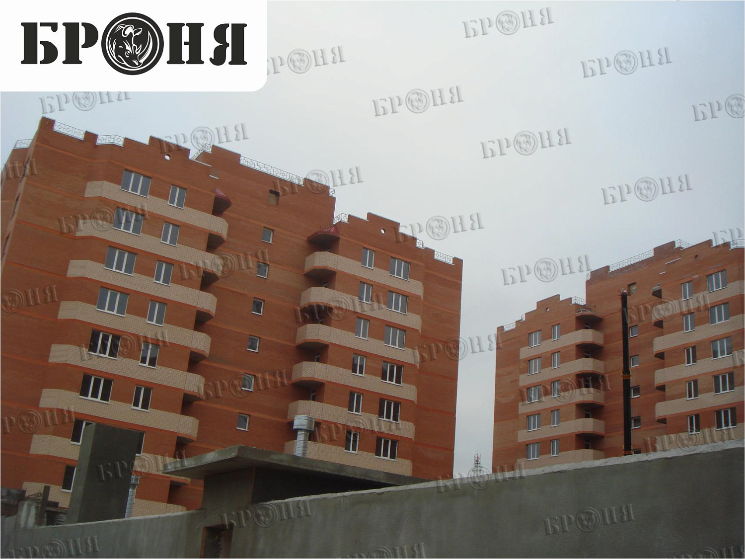 Ростов-на-Дону, фасад многоэтажного дома