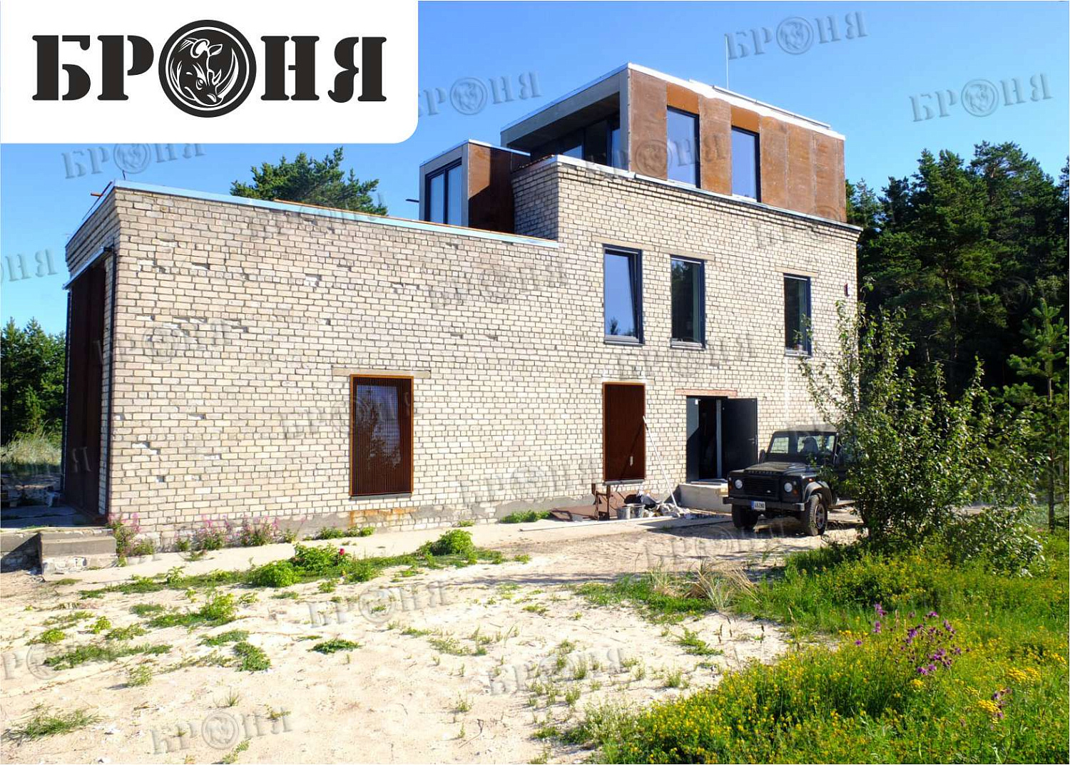 Эстония, здание у Балтийского моря