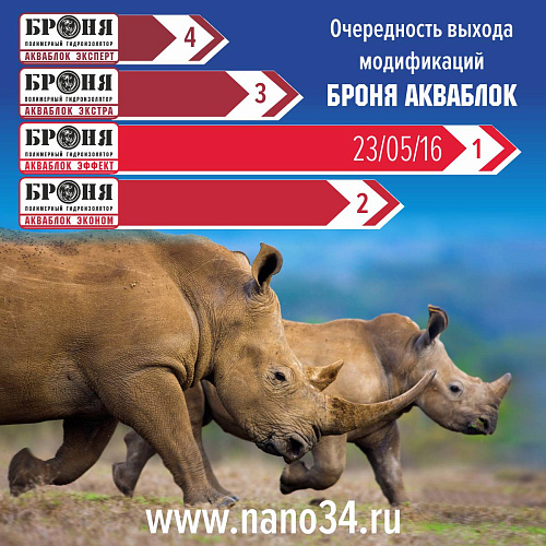 Start production and sales of Polymer Gidroizolyator Bronya AquaBlock Effect