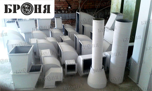 Report on the Use of Bronya Thermal Insulation on Ventilation Ducts in Almaty (Photo)