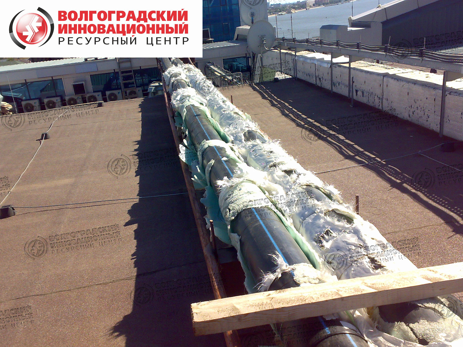 Астрахань Гранд Отель покрытие труб