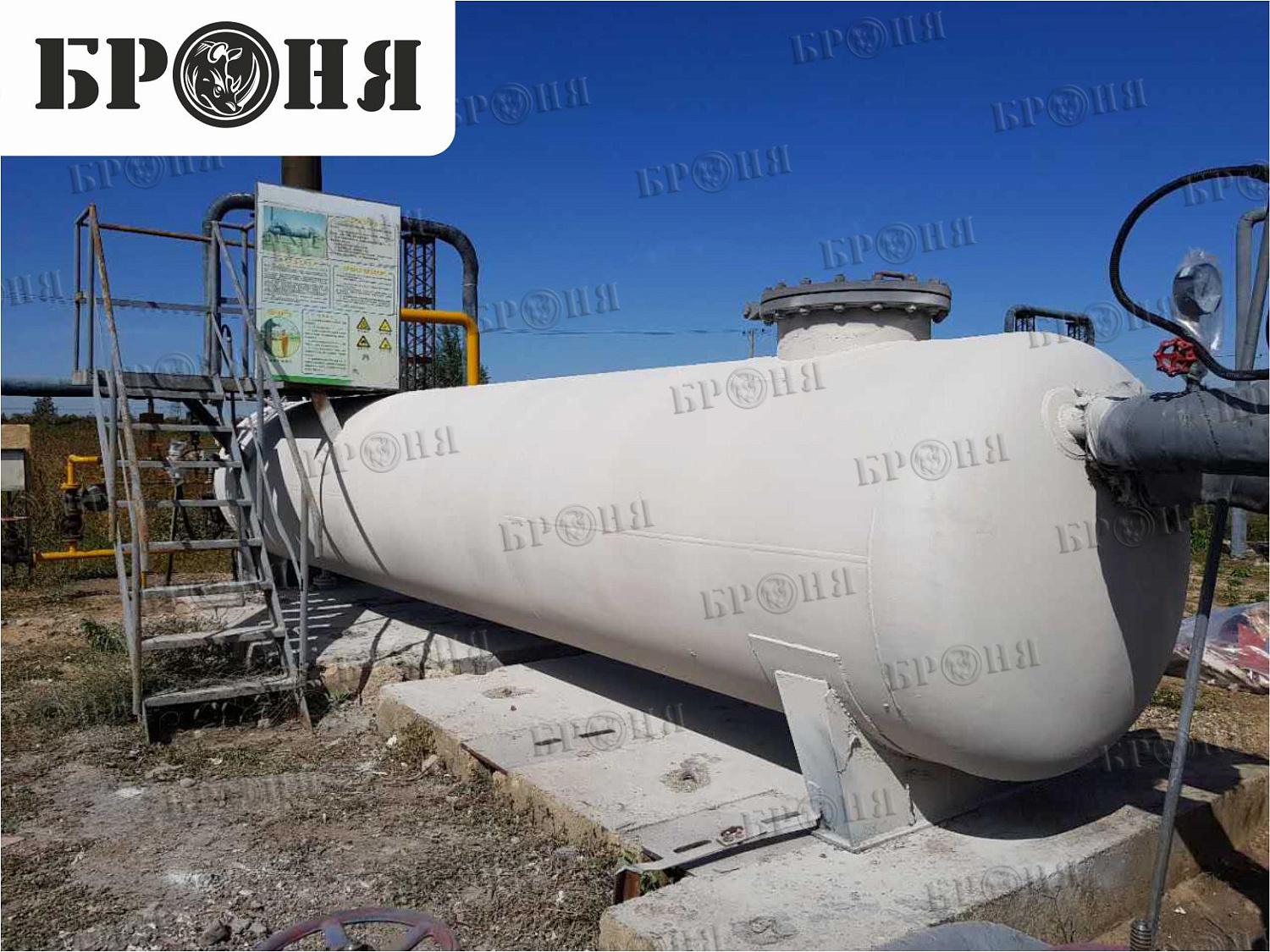 Китай, емкостное оборудование нефтепровода