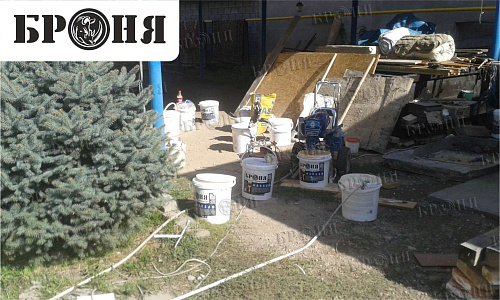 Insulation of a Private House with Bronya Facade + Bronya Hydrophobizer (Almaty)