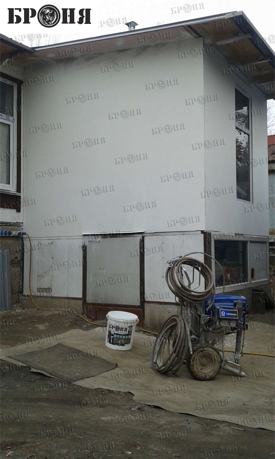 Алматы, утепление фасада частного дома