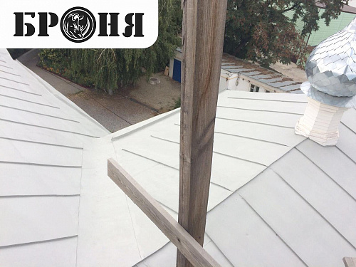 We are pleased to present you a very important and responsible object with the use of Bronya AquaBlock - the Temple of the Venerable Confessor Nikita of Midiki (Volgograd)