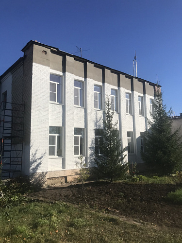 Теплоизоляция Броня Фасад на стенах пансионата Волна, на п.о. Капылово в г. Тольятти (фото+видео)